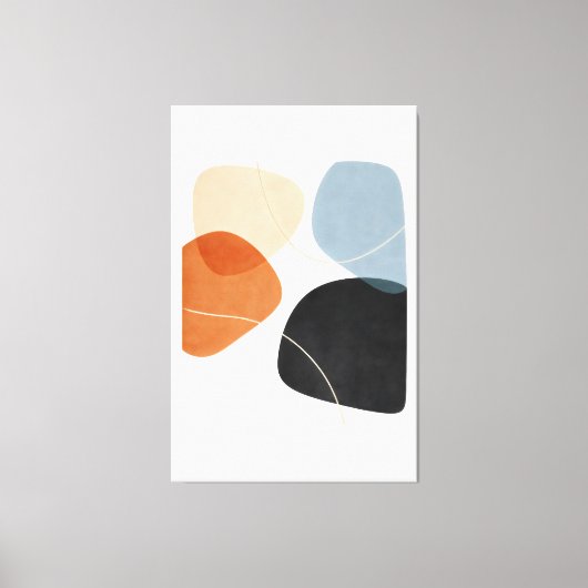 Zachtafte balans canvas afdruk (Voorkant)