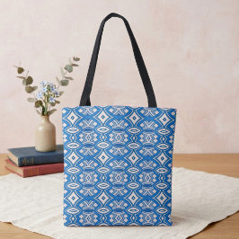 Zachtdiamant & ovale symmetrie tote bag