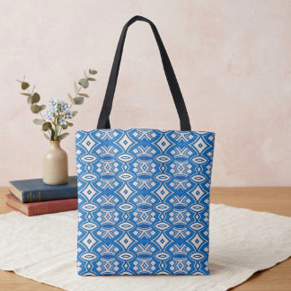 Zachtdiamant & ovale symmetrie tote bag