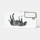 Zachtdraperende, stabiele scherm samsung galaxy hoesje (Achterkant horizontaal)