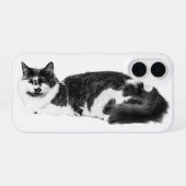 zachte aanwezigheid iPhone 16 hoesje (Achterkant horizontaal)