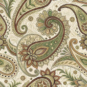 Zachte aardachtige deken met Boheems wervelpatroon