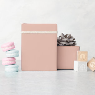 Zachte Abrikozenroze Effen Cadeaupapier