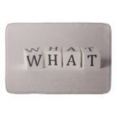 Zachte & Absorberende Badmat met Speels Ontwerp (Voorkant)