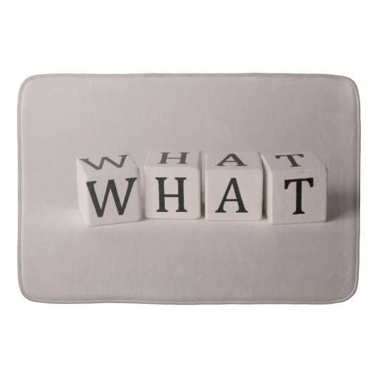 Zachte & Absorberende Badmat met Speels Ontwerp (Voorkant)