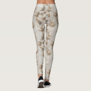 Zachte Abstracte Bloemblaadjes — Kalmerend & Premi Leggings
