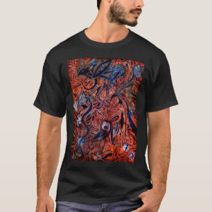 Zachte Abstracte Echo's van een Knusse Troost T-shirt