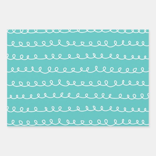 Zachte Abstracte Gekrabbelde Strepen Stenen Inpakpapier Vel (Voorkant 2)