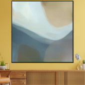 Zachte Abstracte Kunst op de Horizon Canvas Afdruk (Insitu (Woonkamer))