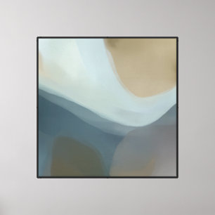 Zachte Abstracte Kunst op de Horizon Canvas Afdruk