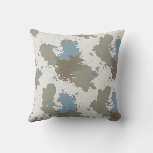 Zachte Abstracte Spat Pillow Kussen (Achterkant)