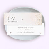 Zachte Abstracte Waterverf, houder B Mini Visitekaartje