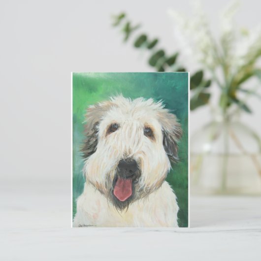 Zachte afbeeldingen van terriehonden briefkaart (Staand voorkant)