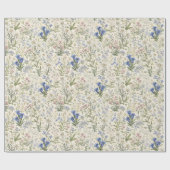 Zachte Alpen Wilde Bloemenwei Kunst Cadeaupapier (Vlak)