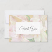 Zachte Alstromeria Painting Bedankkaart (Voorkant)