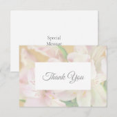 Zachte Alstromeria Painting Bedankkaart (Voorkant / Achterkant)