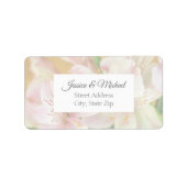 Zachte Alstromeria Painting Etiket (Voorkant)