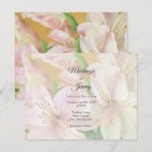 Zachte Alstromeria Painting Kaart (Voorkant / Achterkant)