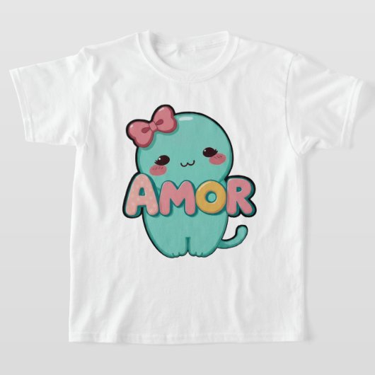 🐱Zachte Amor Kitten Kinder T-Shirt (Laagn)