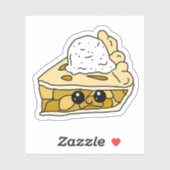 Zachte Appeltaart Cartoon Sticker (Vel)
