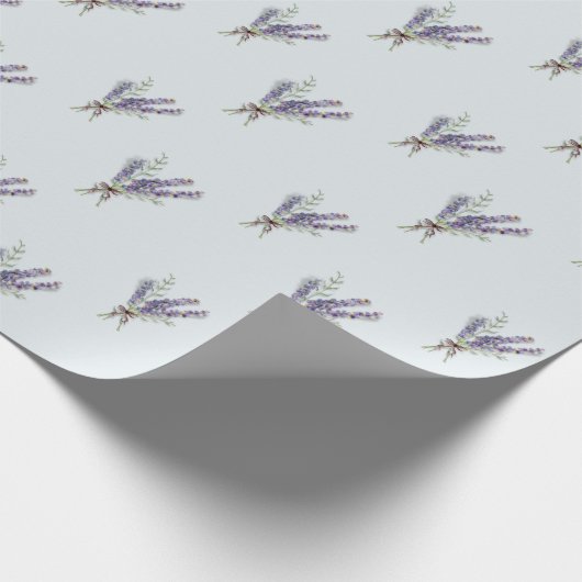 Zachte aquarel Lavendel Cadeaupapier (Hoek)