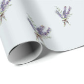 Zachte aquarel Lavendel Cadeaupapier (Rol Hoek)