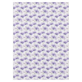 Zachte aquarel Paarse bloempatroon Tafelkleed