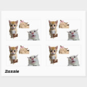 Zachte artistieke esthetische sticker voor laptop  (Vel)
