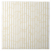 Zachte avy gestreept tegeltje (Voorkant)