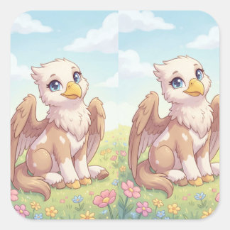 Zachte Baby Greiff Sticker | Whimsische Fantasy