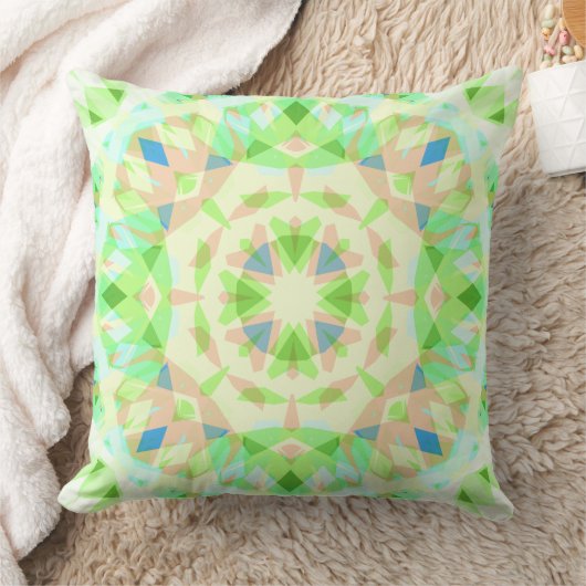 Zachte Baby Groene Blauwe Magic Star Zomerkwekerij Kussen (Deken)