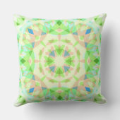 Zachte Baby Groene Blauwe Magic Star Zomerkwekerij Kussen (Achterkant)