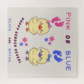 zachte baby onthulling ontwerp legpuzzel (Horizontaal)