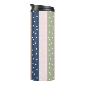 Zachte babykleuren thermische tumbler thermosbeker