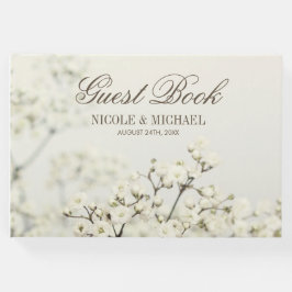 Zachte  Baby's Breath bruiloft Gastenboek