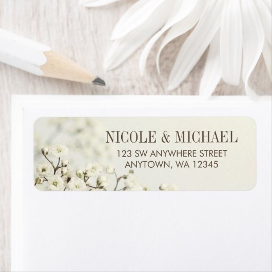 Zachte Baby's Breath Etiket (Insitu)