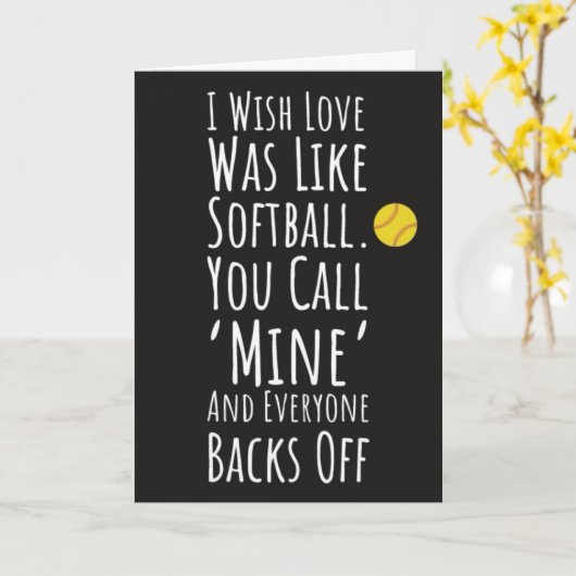 Zachte Baseballkaartjes Sportieve Atleet Voor Meis Kaart (Gele Bloem)