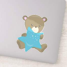 Zachte Beer, Babybeer, Beertje, Sterrenbeer Sticker