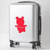 Zachte Beer Elke Kleurnaam Auto Sticker (Koffer)