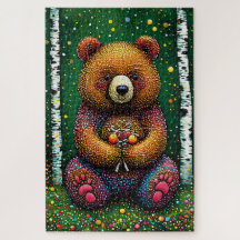 🧸 Zachte Beer Kids Puzzel Leuk Cadeau 🧩