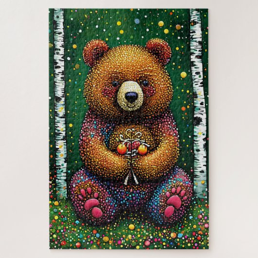 🧸 Zachte Beer Kids Puzzel Leuk Cadeau 🧩 (Verticaal)