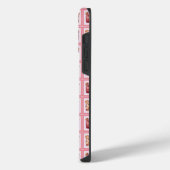 Zachte Beer Patchwork Knuffelbeer iPhone Hoesje (Linkerkant)