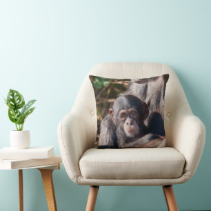 Zachte Beginnings – Chimpansee Liefde Kussen
