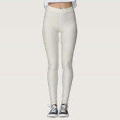 Zachte Beige Boho Broekjes Leggings (Voorkant)