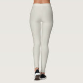 Zachte Beige Boho Broekleggingen Leggings (Achterkant)