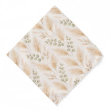 Zachte Beige Delicate Ivy & Bloem Zakdoek