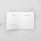 Zachte beige rococo trouw RSVP kaart (Binnen)
