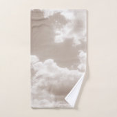 Zachte beige wolken 5 #wolken #art bad handdoek (Handdoek)