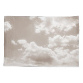 Zachte beige wolken 5 #wolken #art kussensloop (Achterkant)