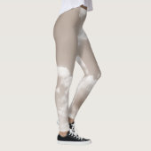 Zachte beige wolken 5 #wolken #art leggings (Rechts)